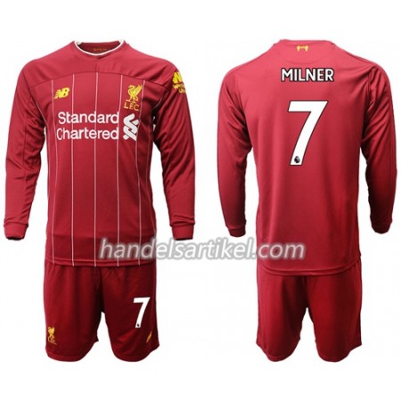 Liverpool Milner 7 Kinder Heim Trikotsatz 2019/20 Langarm (+ Kurze Hosen)